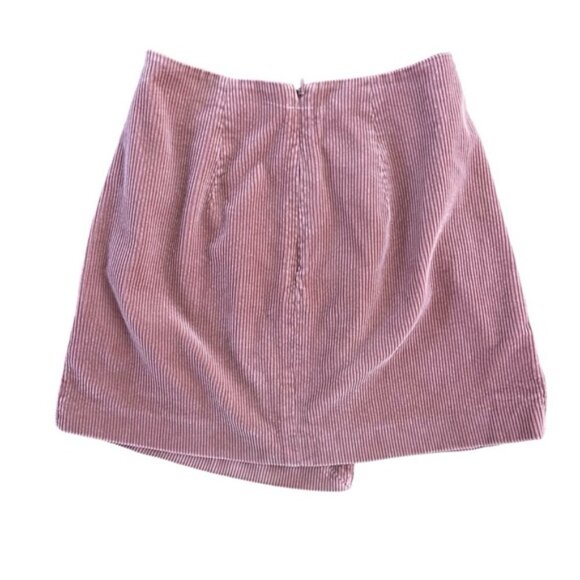 Club Monaco Blush Pink Corduroy Mini Skirt Women’s Size 0 - Picture 2 of 8